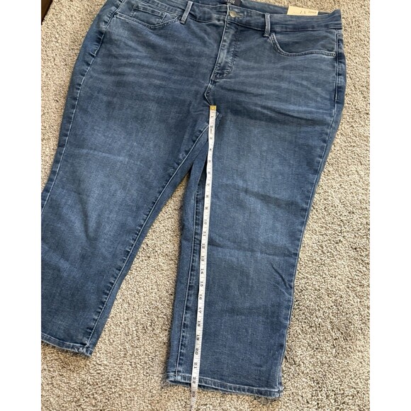 NYDJ Not Your Daughters Jeans Woman’s 20WP Plus Petite Marilyn Straight NWT - Picture 2 of 11